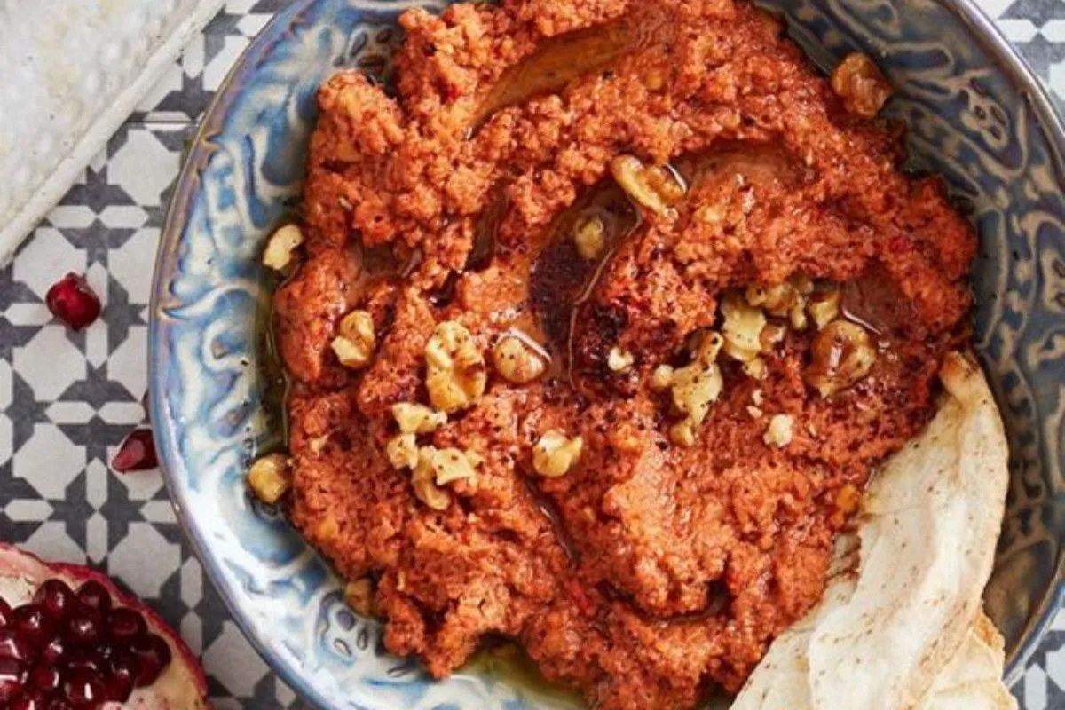 Muhammara Patê Sírio de Pimentão Vermelho e Nozes