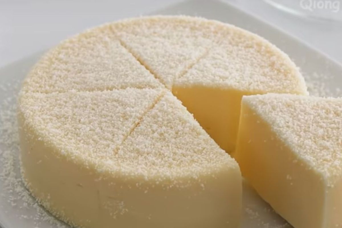 Bolo de Leite e Coco Sem Farinha e Sem Forno